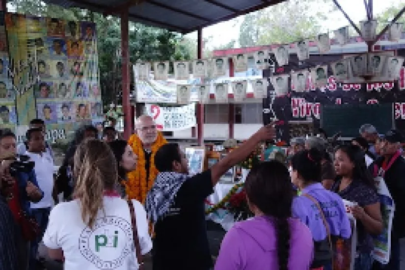 Michel Forst in Guerrero