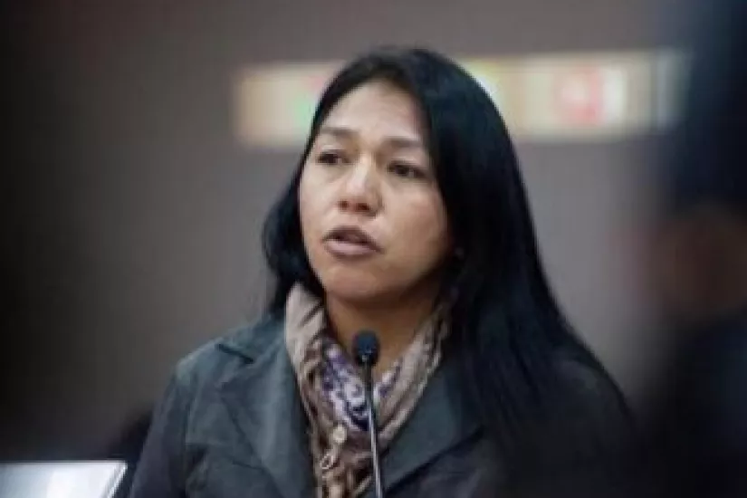 Dora Muñoz – Mit Community Medien für Menschenrechte (Foto: Servindi)