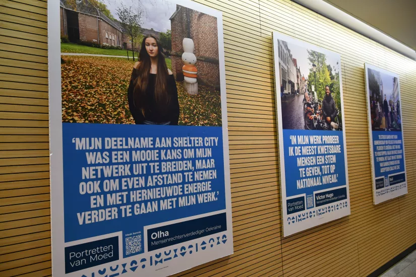 Foto-expositie "Portretten van Moed"