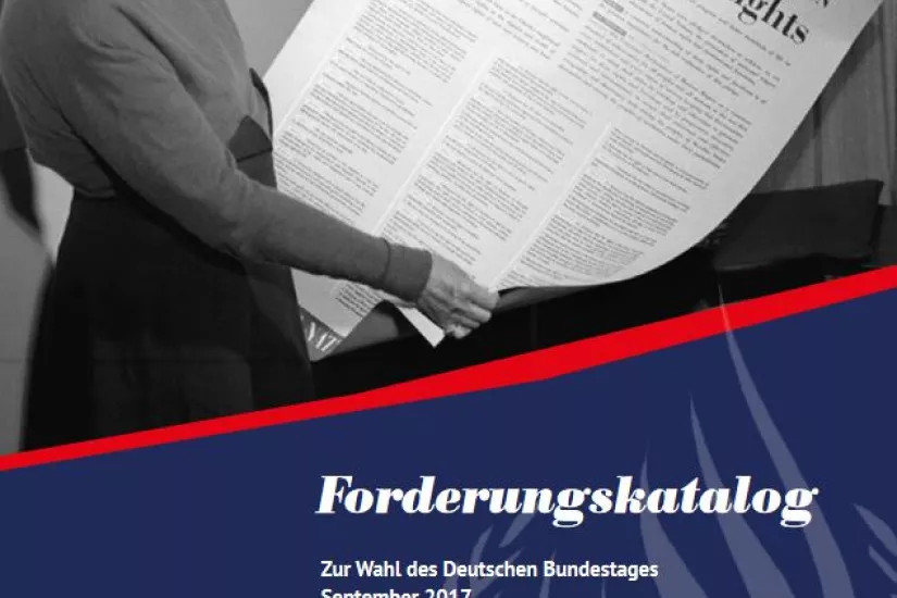 Forderungskatalog zur Bundestagswahl_FORUM MENSCHENRECHTE