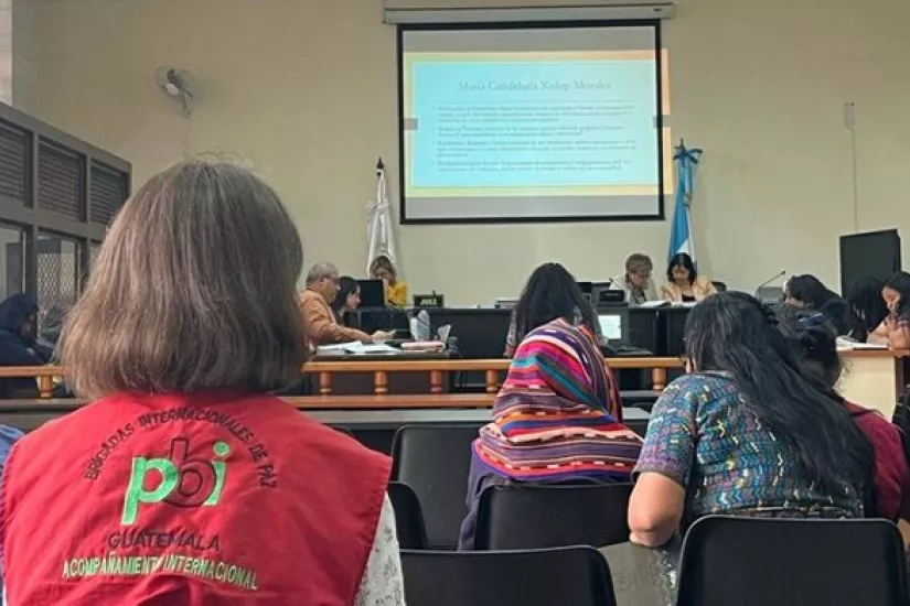 Gerichtsanhörung Guatemala