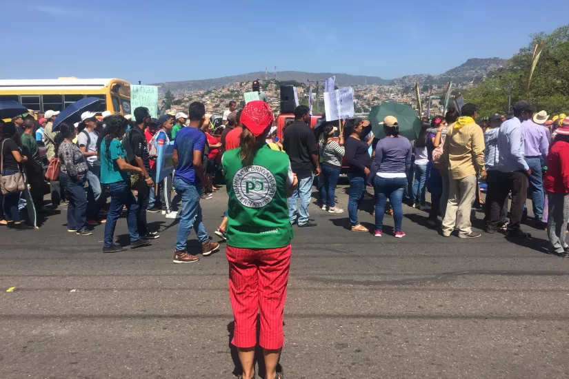 pbi-Freiwillige Mieke Wolter in Honduras